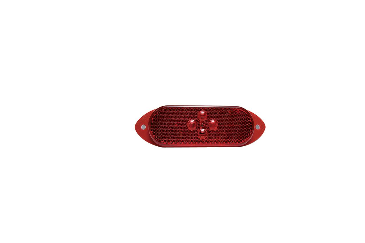 LED Heckansicht Positionsleuchte 24V rot